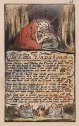 Lieder der Unschuld und der Erfahrung, Platte 43, Der kleine Vagabund (Bentley 45)